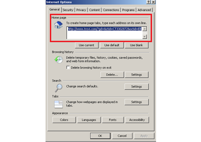 HOW TO REMOVE TROVI SEARCH
